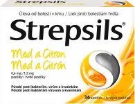 Strepsils Med a Citron 36 pastilek